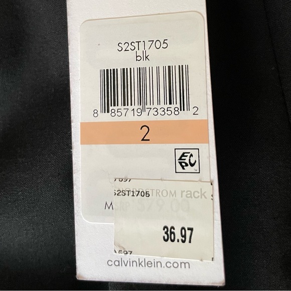 Calvin Klein Black Pencil Skirt - Picture 3 of 3